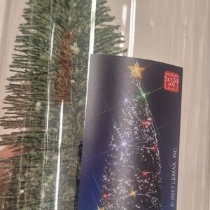 Lemax Green Holiday Tree with Golden Star